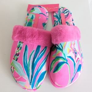 Lilly Pulitzer Plush Slipper